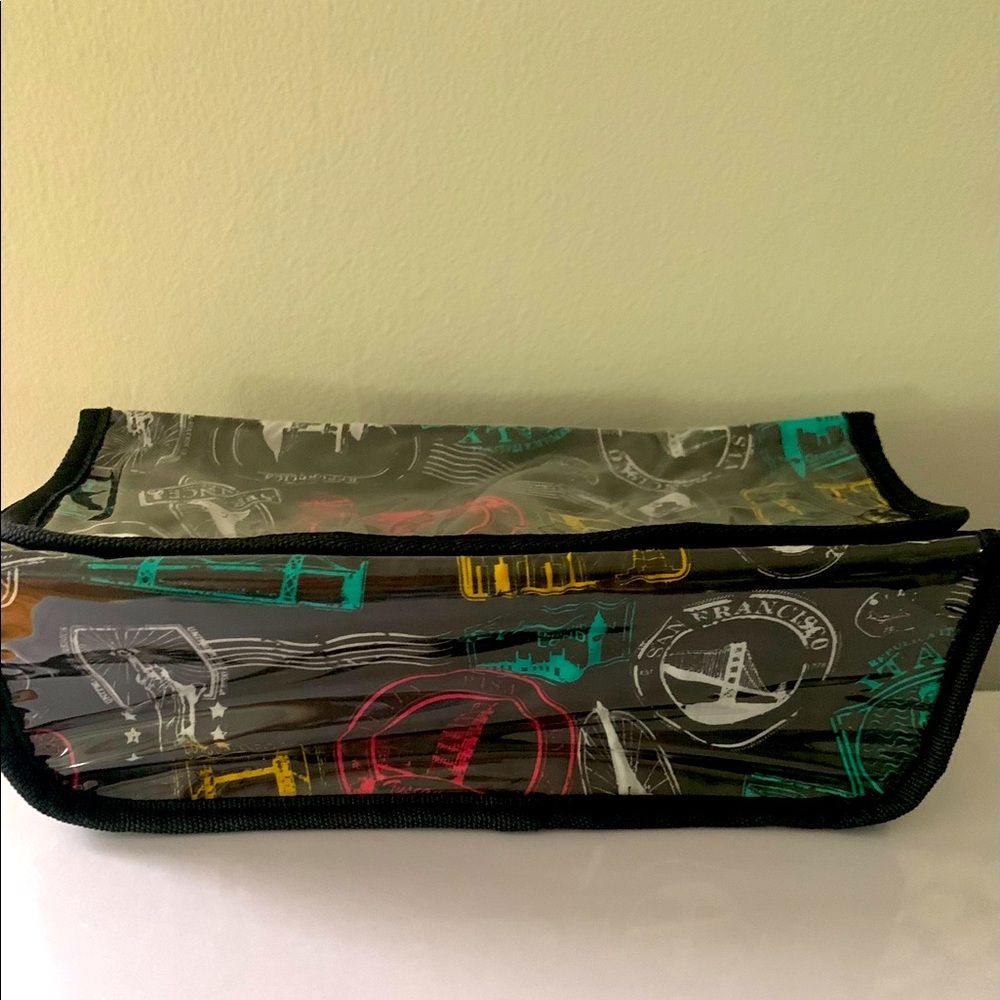 Bloomingdale's Bags | Cosmetic Bag 4 Zip Roll